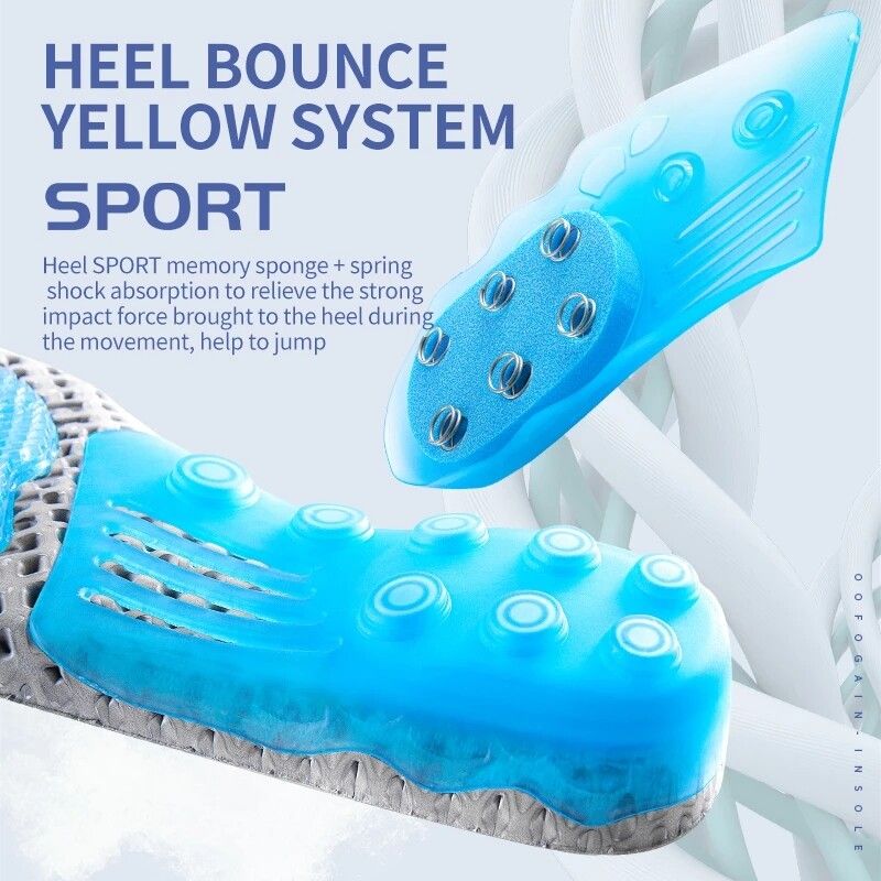 VTTO 1คู่ฤดูใบไม้ผลิซิลิโคนเจล Insoles Orthopedic Flat Foot Health Sole Pad สำหรับรองเท้าใส่ Arch Support Pad สำหรับ Plantar Fasciitis