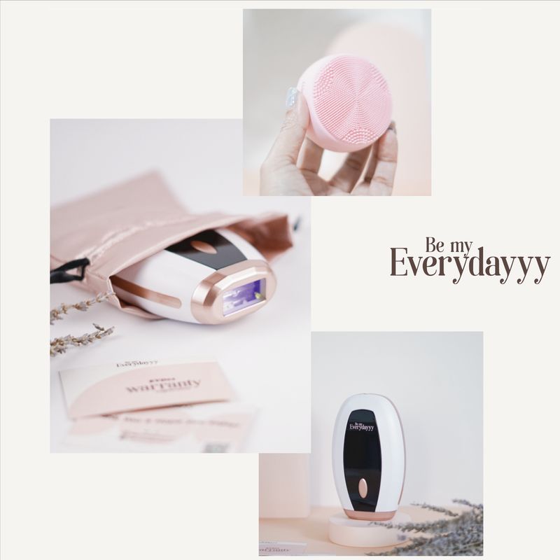 Bemyeverydayyy:EVD02 โปรCOMBO : เครื่องเลเซอร์กำจัดขนถาวร (SFPL™),PINKชมพู