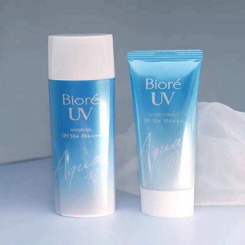 Biore กันแดด UV Aqua Rich SPF50++PA++ ขนาด 50ml 90ml กรัม ของแท้นำเข้าจากญี่ปุ่น 100% บิโอเ ครีมกันแดด