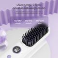 Haxon Wireless Portable Brush SS01  หวีไฟฟ้าไร้สาย พกพาสะดวก มีไอออนเคราตินบำรุงผม ร้อนเร็ว ซี่หวีเคลือบไม่ลวกหน้าและมือ