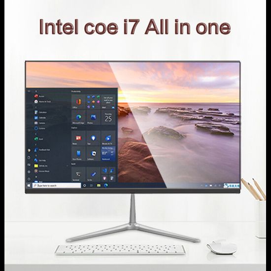 Lenovo All In One  Computer Kit พีซีขนาด 24 นิ้วโปรเซสเซอร์ Intel Core i5 / i7 16G RAM 256G / 512G SSD สำหรับบ้าน / สำนักงาน / เกม ips จอแสดงผลขนาดใหญ่