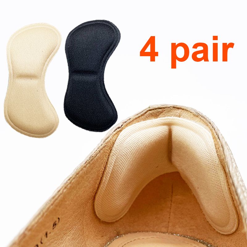 4 คู ่ Heel Insoles Pads Patch Pain Relief Anti-สวมใส ่ เบาะ Feet Care Heel Protector กาวกลับสติกเกอร ์ รองเท ้ าใส ่ พื ้ นรองเท ้ า