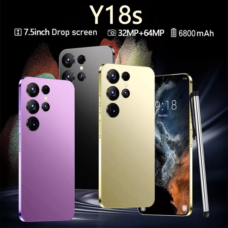 【รับประกัน 1 ปี】2024 ใหม่ของแท้ VIV0 Y18s 5G 7.5 นิ้ว โทรศัพท์มือถื รองรับ2ซิม Smartphone 4G/5G แรม16GB รอม1TB มือถือ Android12.0 โทรศัพท์ถูกๆ Mobile phone มือถือ ส่งฟรี มือถือราคาถูกๆ โทรศัพท์สำห รับเล่นเกม โทรสับราคาถูก Y17s โทรศัพท์ V29 5G มือถือ