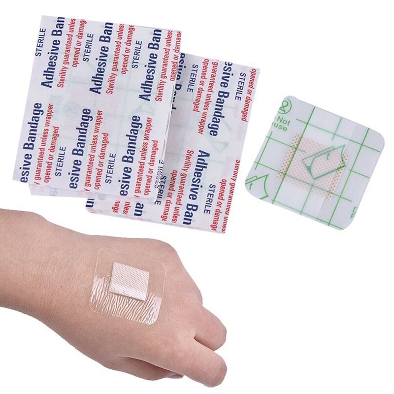 พลาสเตอร์ปิดแผลกันน้ำ พลาสเตอร์แปะแผล พลาสเตอร์ พลาสเตอร์สี่เหลี่ยม Adhesive Bandage