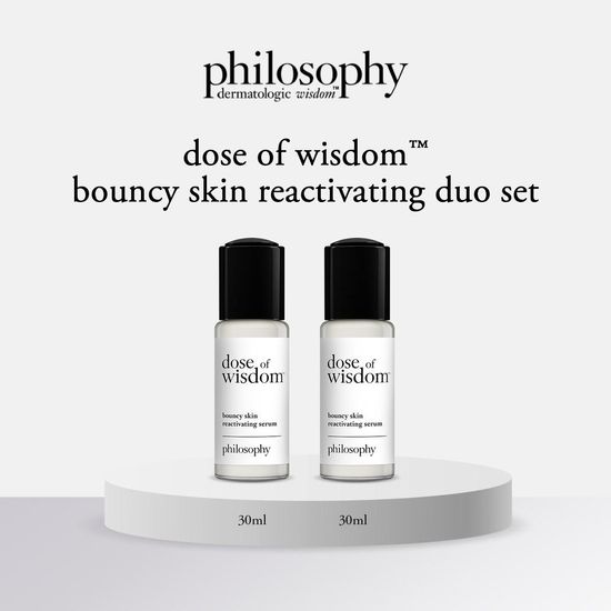 Dose of wisdom™ Bouncy Skin Reactivating Duo Set