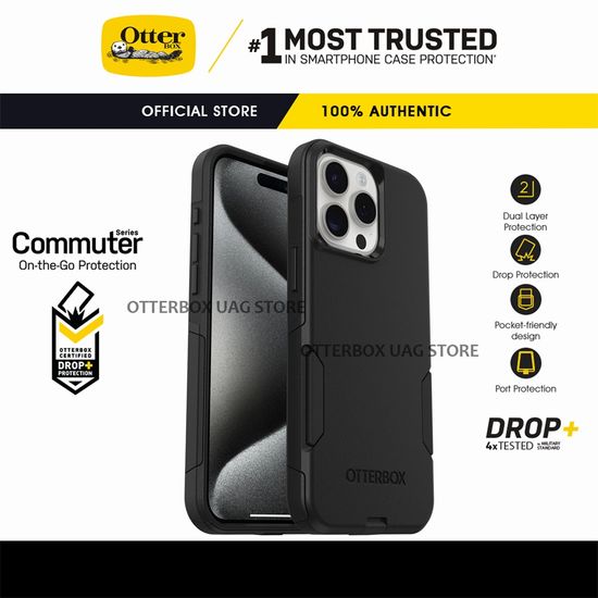 Otterbox:Commuter Series,สีดํา;iPhone 14 Plus