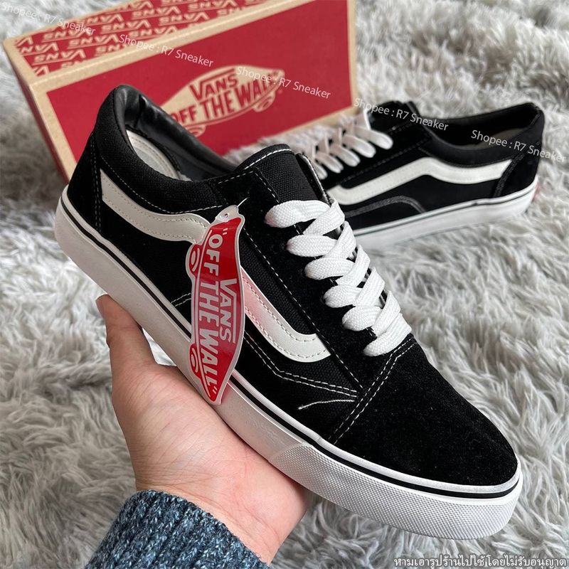 Vans Old Skool งานจริง💯✔️รองเท้าผ้าใบ พร้อมส่ง ใส่ได้ผู้ชายและผู้หญิง🛹