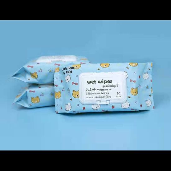 ❤️️รักเลย 3 แบบ 3 สไตล์❤️️ ทิชชู่เปียก 804010 แผ่น ไร้แอลกอฮอล์ Baby wipes กระดาษเปียก Wet Wipe