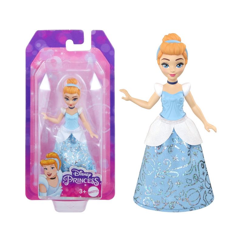 Disney Princess Core Small Dolls Assortment ดิสนีย์ ปริ้นเซส ตุ๊กตาเจ้าหญิง ขนาด 3.6 นิ้ว 1ชิ้น HLW69