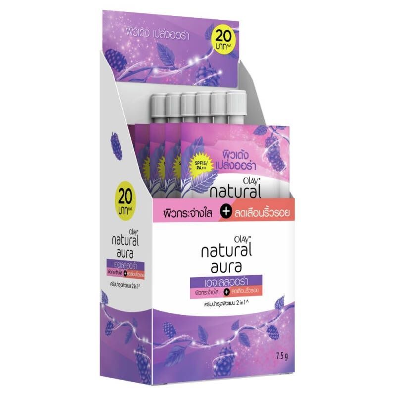 [กล่อง x6] โอเลย์ เนเจอรัล ออร่า 7.5กรัม Olay Natural Aura 7.5g