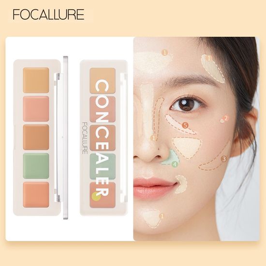 Focallure คอนซีลเลอร์พาเลท ปกปิดสูง กันน้ํา ติดทนนาน น้ําหนักเบา