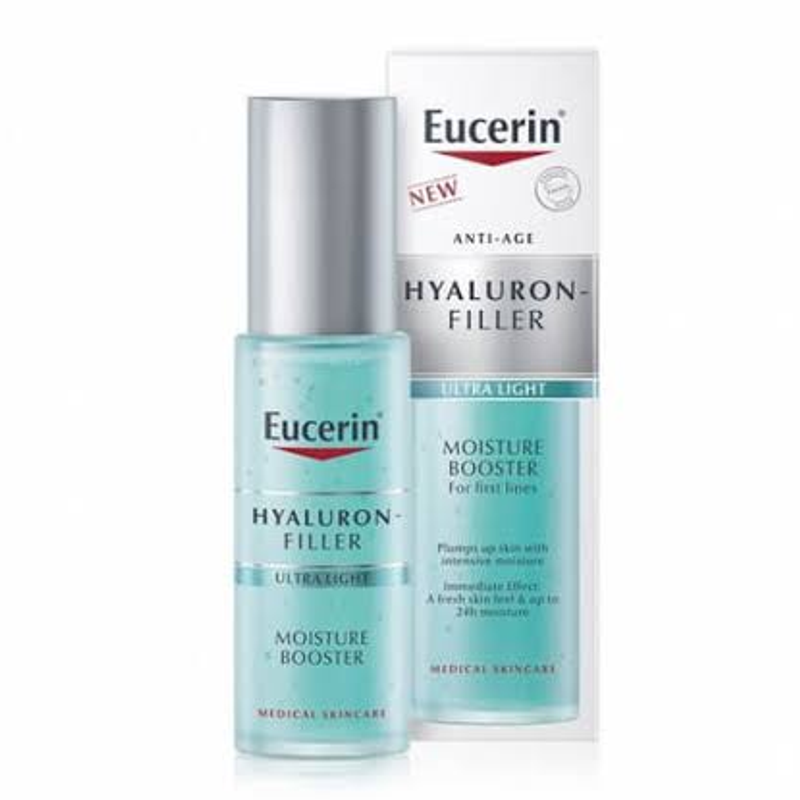 Eucerin Hyaluron Filler Ultra Light (First Serum) Moisture Booster ยูเซอรีน ไฮยาลูรอน อัลตร้าไลท์ (เฟิร์ส เซรั่ม) 30ml.