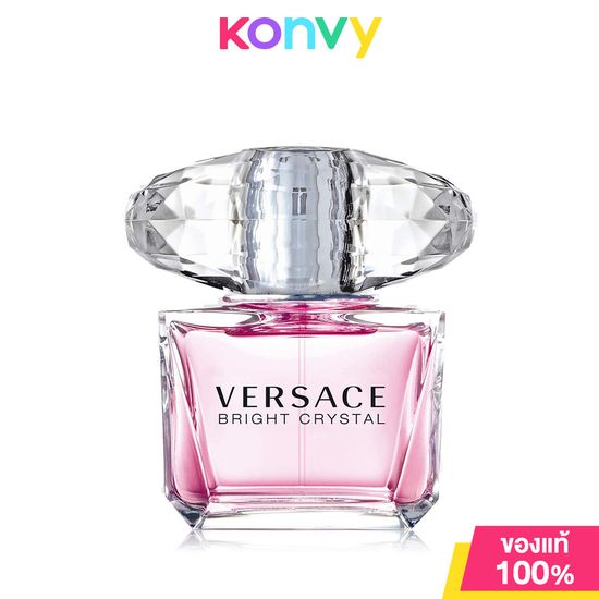 Versace Bright Crystal EDT น้ำหอมเวอร์ซาเช่สำหรับผู้หญิง มอบกลิ่นหอมสไตล์ Floral Fruity ที่ให้ความสดชื่น หอมหวาน