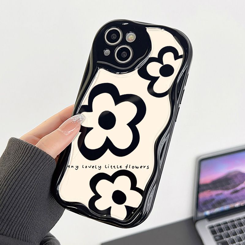 🔥จัดส่งทันที+COD🔥ดอกไม้ยอดนิยม เคสไอโฟน11 เคส14 For iPhone 11 13 12 14 15 Pro Max X Xs Max XR 7 8 Plus SE 2020 เคสโทรศัพท์มือถือTpu นิ่ม ขอบโค้ง กันกระแทก