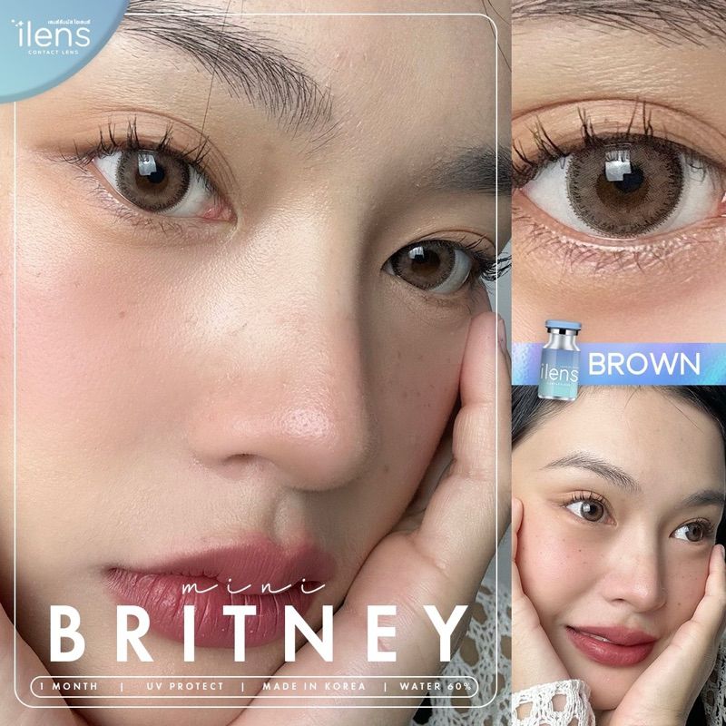 คอนแทคเลนส์ i lens mini Britney ค่าอมน้ำ60%