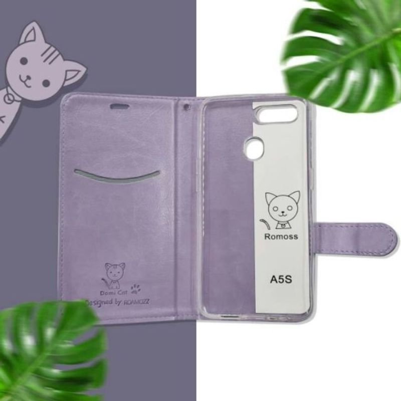 เคสฝาพับ Domicat Oppo A15 / A15S / Reno6 5G / Reno5 5G / Reno5 4G / A15 / Reno4 / A71 / A83 / F9 / A5s / A3s / A7 / A1K / F5 / F7 / A12 / A31 เคสหนัง เคสกระเป๋า กระเป๋า ซอง ฝาพับ เปิดปิด Domicat