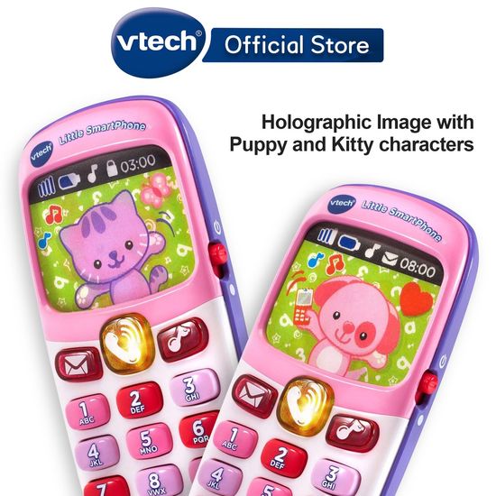 VTech Pink Color Little Smartphone Baby Phone Toys (6/9/12 months) Early Learning Toys ของเล่นโทรศัพท์ สำหรับเด็ก สีชมพู