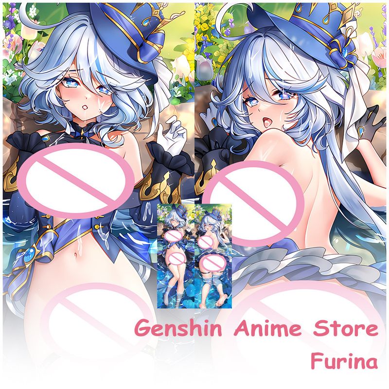 ปลอกหมอนอิง ลายเกม Genshin Impact Furina Dakimakura เหมาะกับของขวัญ สําหรับตกแต่งบ้าน