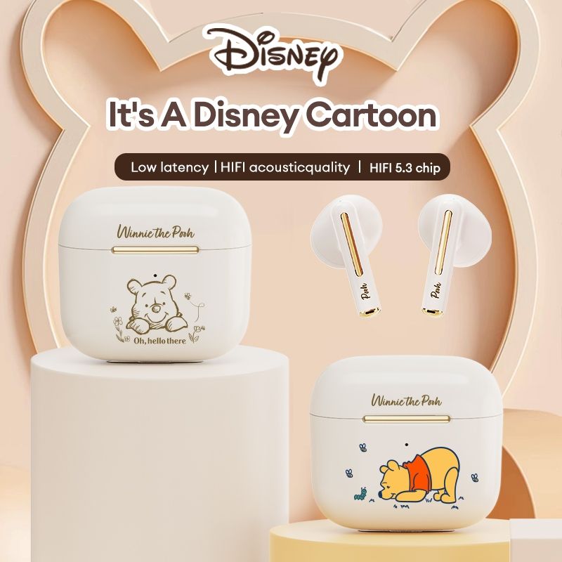 Disney DN05 หูฟังบลูทูธไร้สาย ลดเสียงรบกวน HIFI เสียงสเตอริโอ ดีเลย์ต่ํา บลูทูธ 5.3 ENC