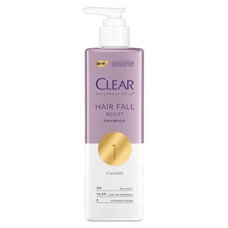 Clear scalpsutical shampoo conditioner 300 ml เคลียร์ สกาล์ปซูติคอลส์ แชมพู แฮร์ฟอล รีซิสท์ 300 ml