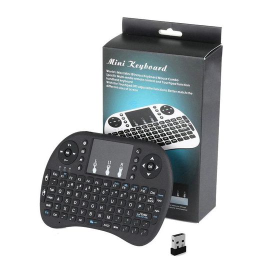 แป้นพิมพ์ไรสาย คีย์บอร์ดไรสาย Mini Wireless Keyboard แป้นพิมพ์ แป้นพิมพ์ภาษาไทย 2.4Ghz ชาร์จแบตได้ For Android TV Box Smart TV Computer