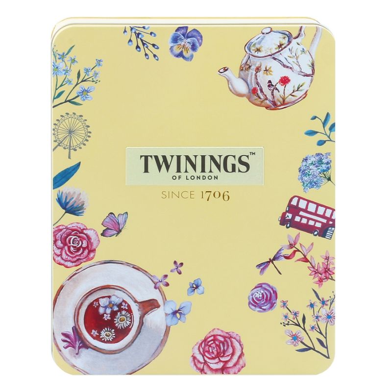 [15DD77ลด15%] ทไวนิงส์ ชาสีทองอ่อน รสเบา เอิร์ลเกรย์  Twinings Earl Grey English Breakfast Jasmine Green Tea 100g