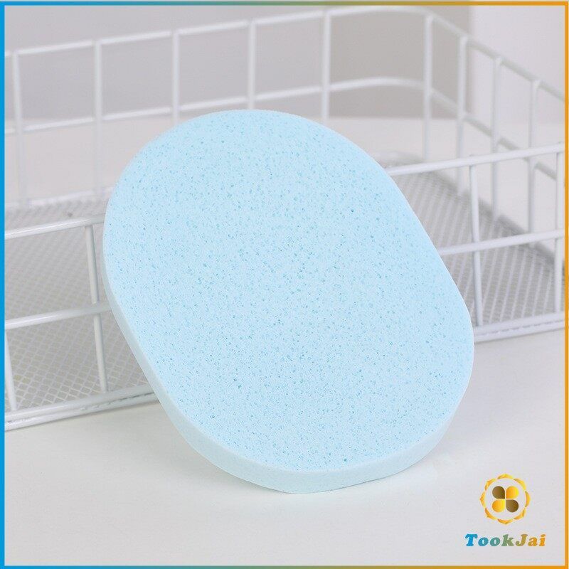 TookJai ฟองน้ำทำความสะอาดใบหน้า ฟองน้ำเช็ดหน้า พร้อมส่งในไทย  face wash sponge