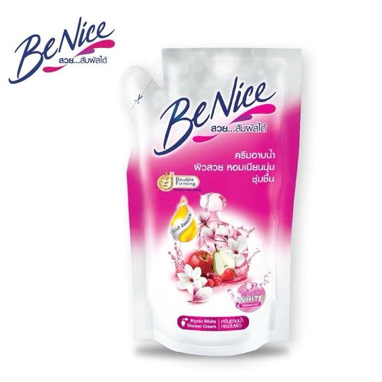 BeNice Shower Cream Mystic White 400ml (Refill)