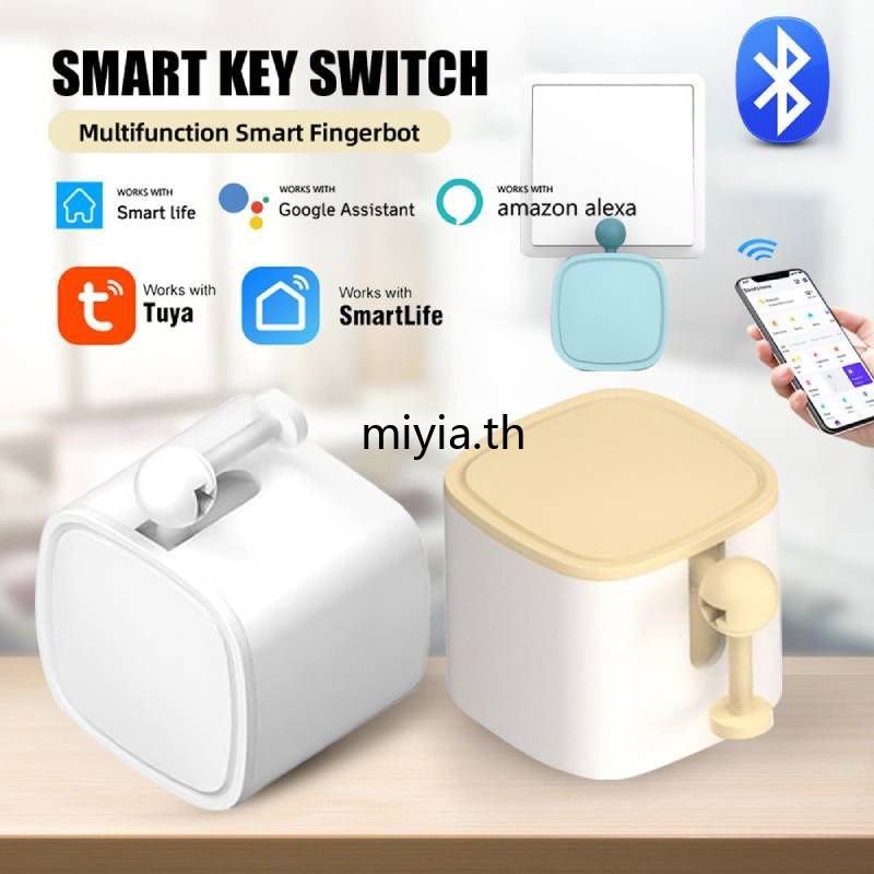 [Installation Free] Tuya Fingerbot Plus ปุ่มสวิตช์หุ่นยนต์อัจฉริยะ ควบคุมด้วยเสียง สําหรับ Alexa Google Home