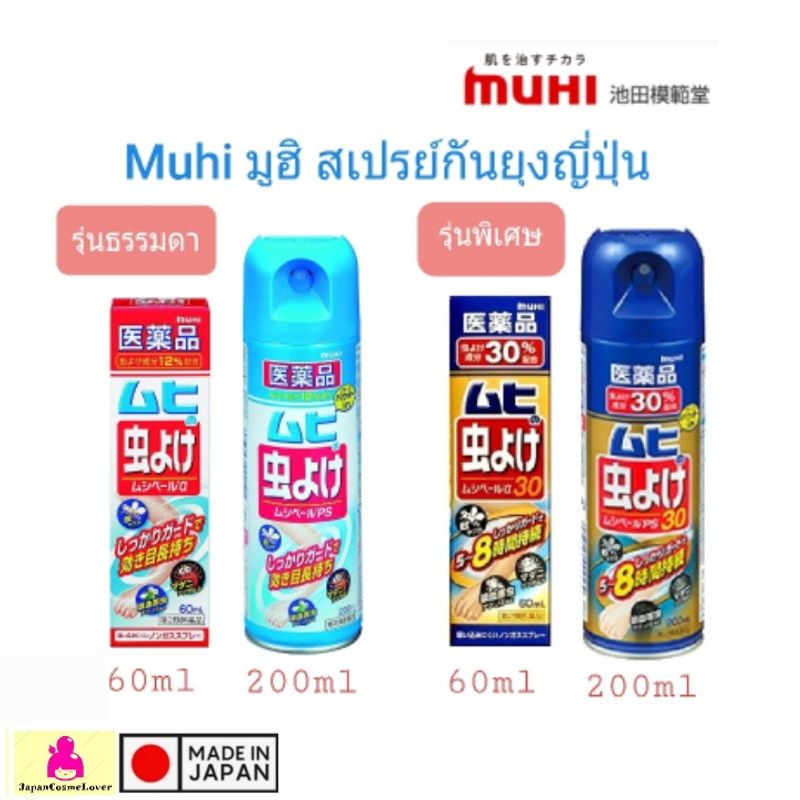 Muhi กันยุง ลดอาการคันหลังโดนยุง แมลงกัด ลดแพ้ผื่นผ้าอ้อม ใช้ได้ตั้งแต่แรกเกิดและ 6 เดือนเป็นต้นไป