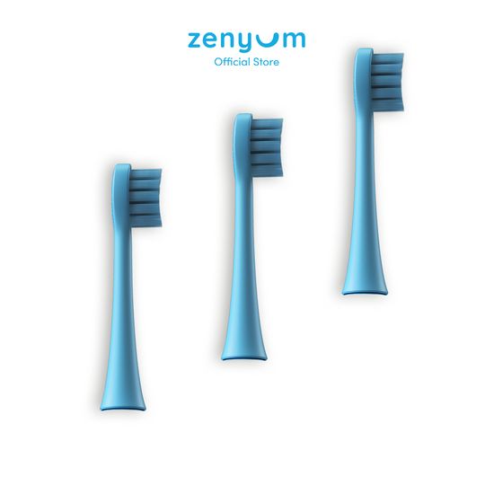 Zenyum หัวแปรง รีฟิล แพ็ก 3 ชิ้น (คละสีไม่ได้ แปรงสีฟัน แปรงสีฟันไฟฟ้า ไม่จัดฟันใช้ได้ จัดฟันใสใช้ได้ ขนนุ่ม Dupont toothbrush)