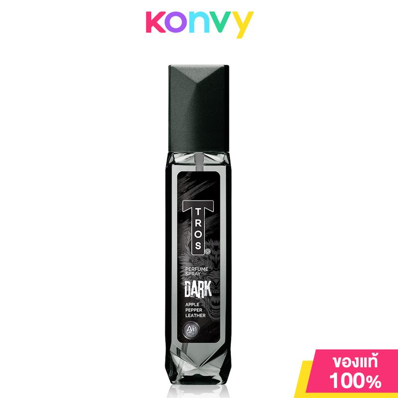 TROS Cologne Spray Dark 100ml #Black ทรอส โคโลญ สเปรย์ ดาร์ก สีดำ น้ำหอมสำหรับผู้ชาย