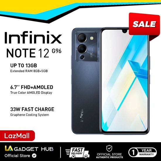 infinix note 12 Cellphone big sale original 2023 Android phone mobile phone 100% brand new smartphone 16GB+512GB 7.5inch