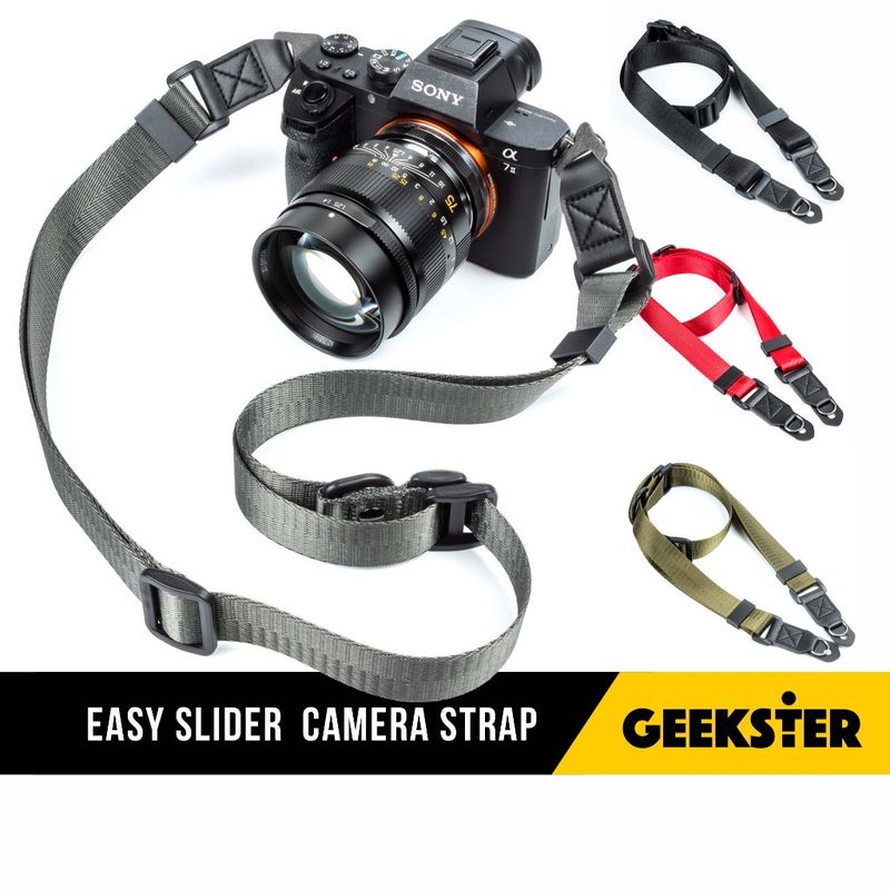 สายคล้องกล้อง 🇹🇭 Easy Slider พร้อมส่ง💛  ปรับความยาวง่าย ( สายคล้อง Easy Slide Camera Strap / Neck Strap / สายกล้อง )