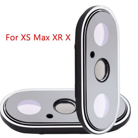 ฝาครอบเลนส์กล้องด้านหลัง พร้อมกรอบ สําหรับโทรศัพท์ X Xr Xs Max