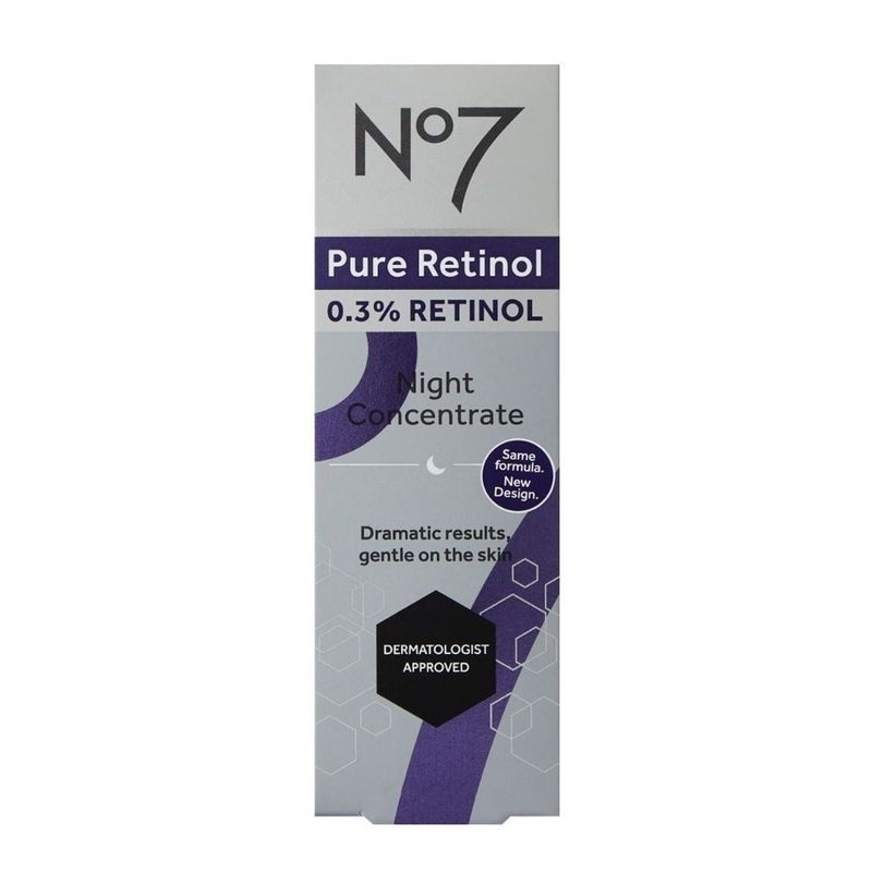 No 7:Pure Retinol 0.3% Retinol Night Concentrate Serum