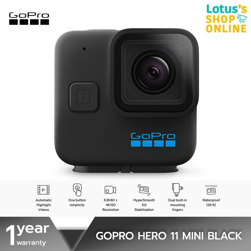 GOPRO กล้องโกโปร รุ่น GOPRO HERO 11 MINI BLACK