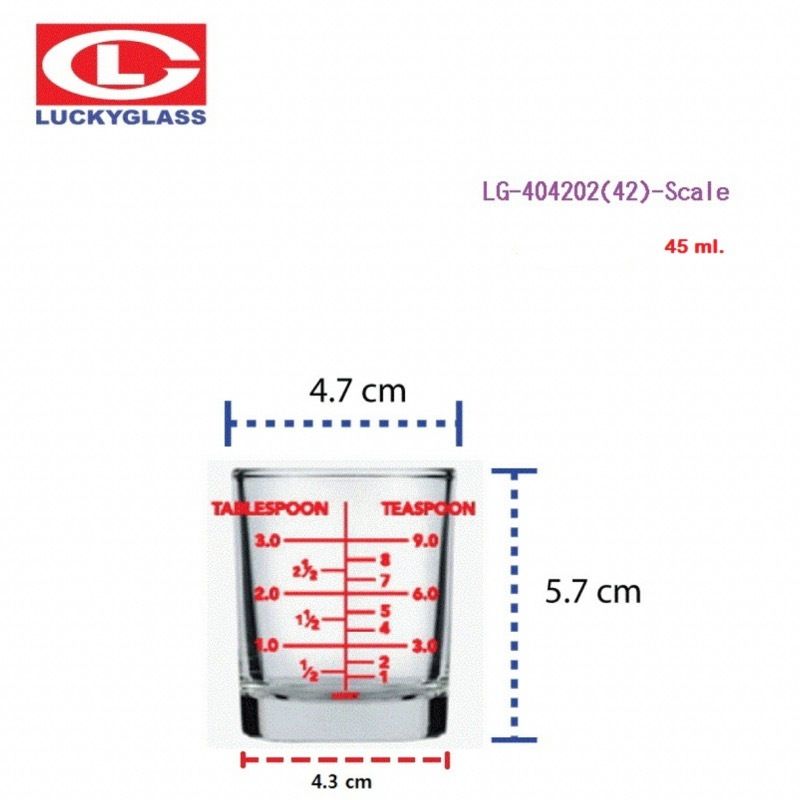 ถ้วยตวง แก้วตวง มีสเกล scale Lucky 1 ใบ