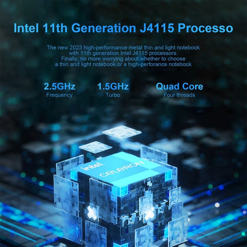 JSHIX โน๊ตบุ๊ค Intel Celeron N5095