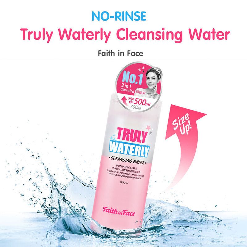 Faith in Face:Cleansing Water 500ml (Waterly/Soothing/Bright),#Bright