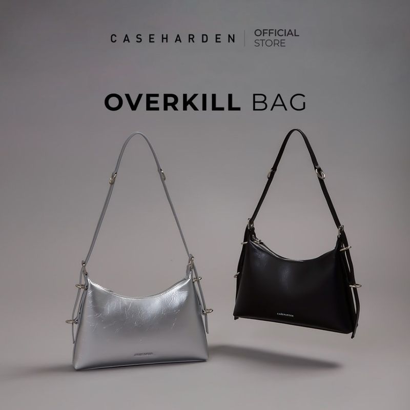 (ใช้โค้ด:JLWEEK1ลด178.-)[Overkill]Caseharden Overkill Bag กระเป๋าสะพายทรงพอช ดีไซน์เท่