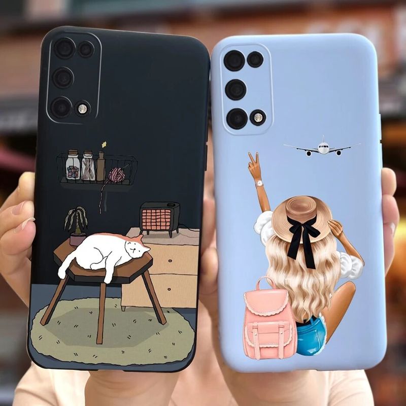 เคสสำหรับ Realme 7 5G เคส RMX2111มีสไตล์ลายลูกกวาดฝาปิดซิลิโคนนิ่มเคสโทรศัพท์สำหรับ Relme 7 Pro Realme7ถุงฝาหลังทั่วโลก