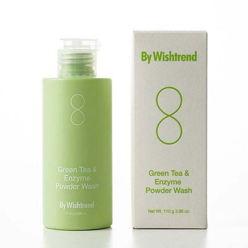 [สินค้าของแท้/พร้อมส่ง100%]By Wishtrend Green Tea & Enzyme Powder Wash 110g [Exp 2026.09.24]