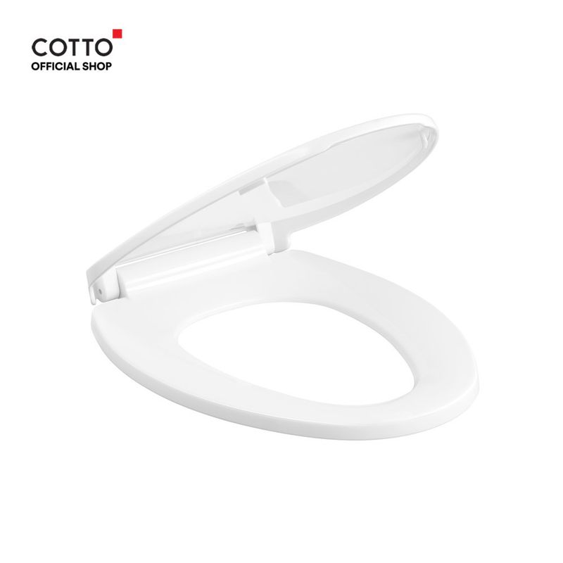 COTTO ฝารองนั่ง SEMI-ELONGATE (SOFT CLOSE) รุ่น C91251 WH Elongate S/L Soft