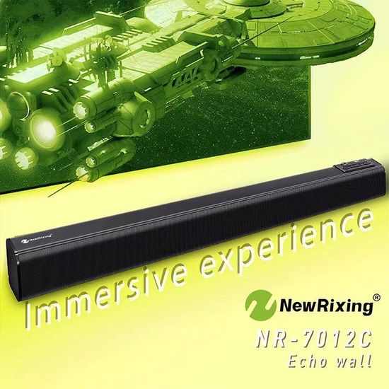 NewRixing NR7012C NR7013C TV Soundbar ลำโพง ซาวด์บาร์ Bluetooh 5.0 เสียงดี กระหึ่ม （แท้100%）