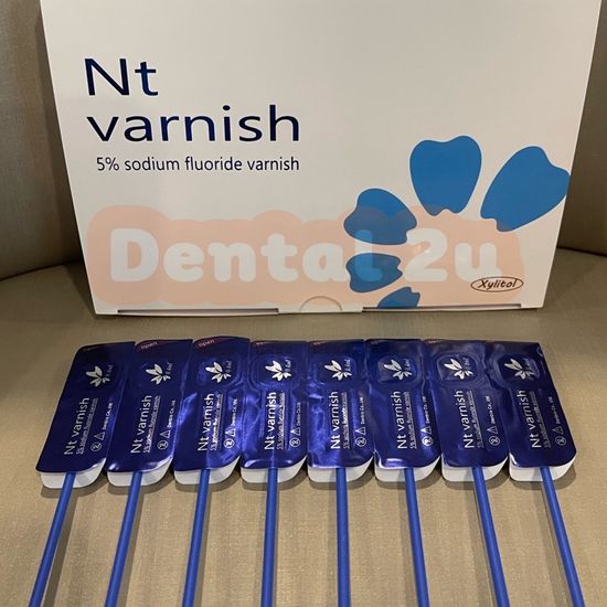 [ลอตใหม่] 🦷ฟลูออไรด์ วานิช (Fluoride vanish)พร้อมพู่กัน ป้องกันฟันผุ แบ่งขายจำนวน 1 ชิ้น ทาได้ 1 คน