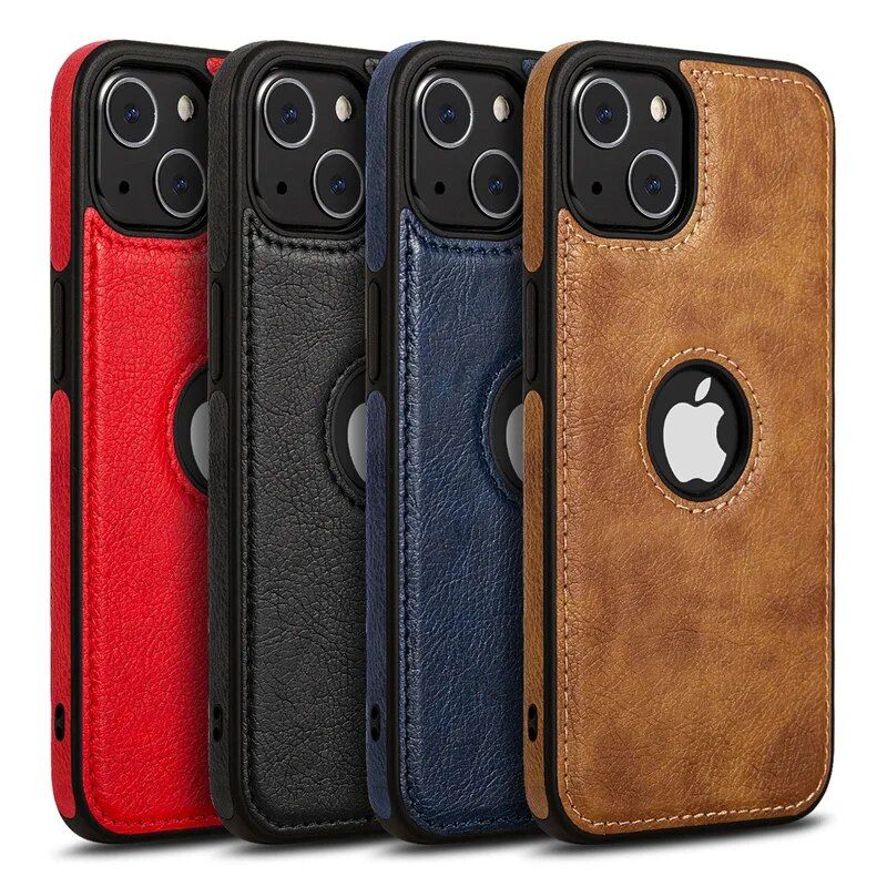 เคสโทรศัพท์นุ่มหนังธุรกิจสำหรับ iPhone 15 14 13 12 11 Pro Max XS Max XR ฝาครอบโทรศัพท์บางเฉียบสำหรับ Iphone 14 Plus