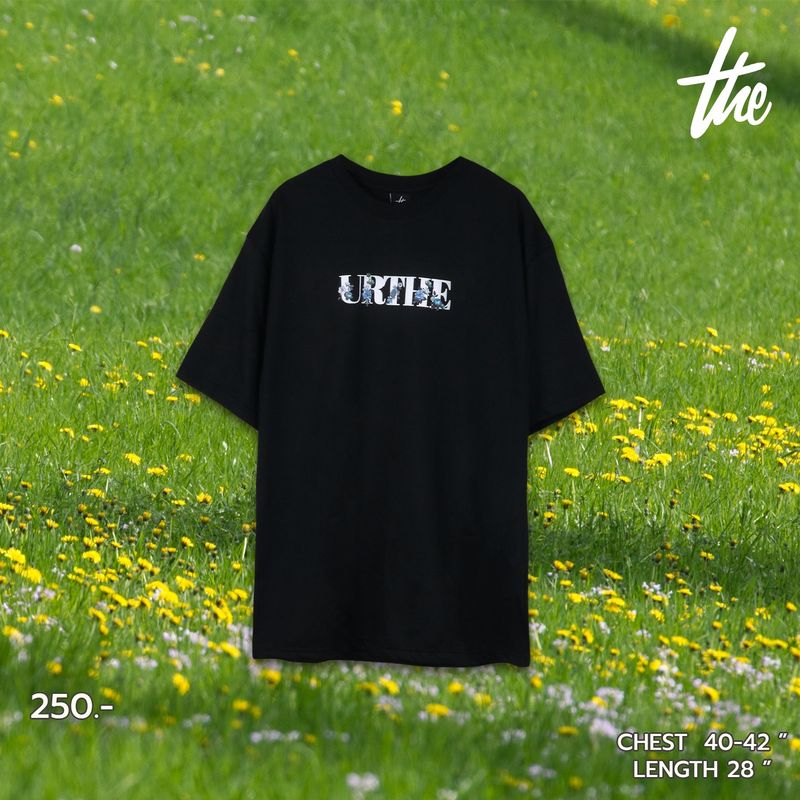 Urthe - เสื้อยืด สกรีนลาย รุ่น FLOWER BOX LOGO