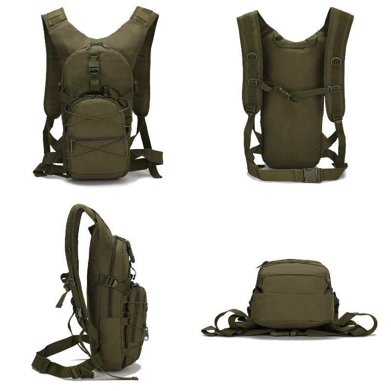 Molle กระเป๋าเป้สะพายหลัง 800D Oxford 15L น้ําหนักเบาสําหรับเล่นกีฬาขี่จักรยานเดินป่าขี่จักรยาน