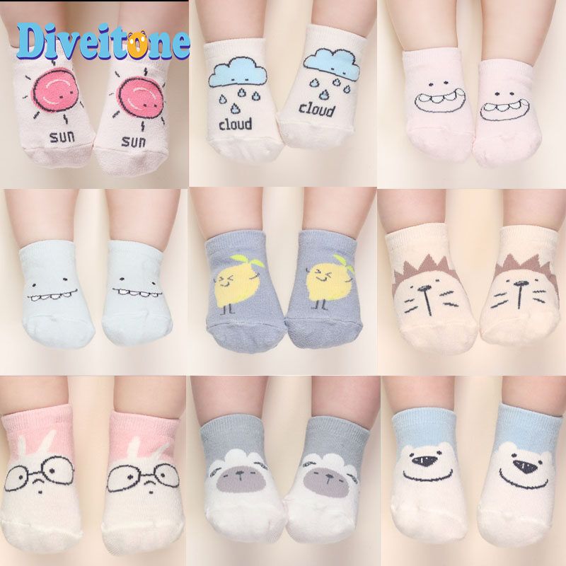 DIVEITONE girls boys cotton socks